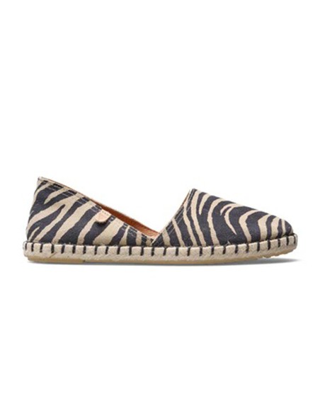Verbenas Carmen Zebra espadrillas in camoscio